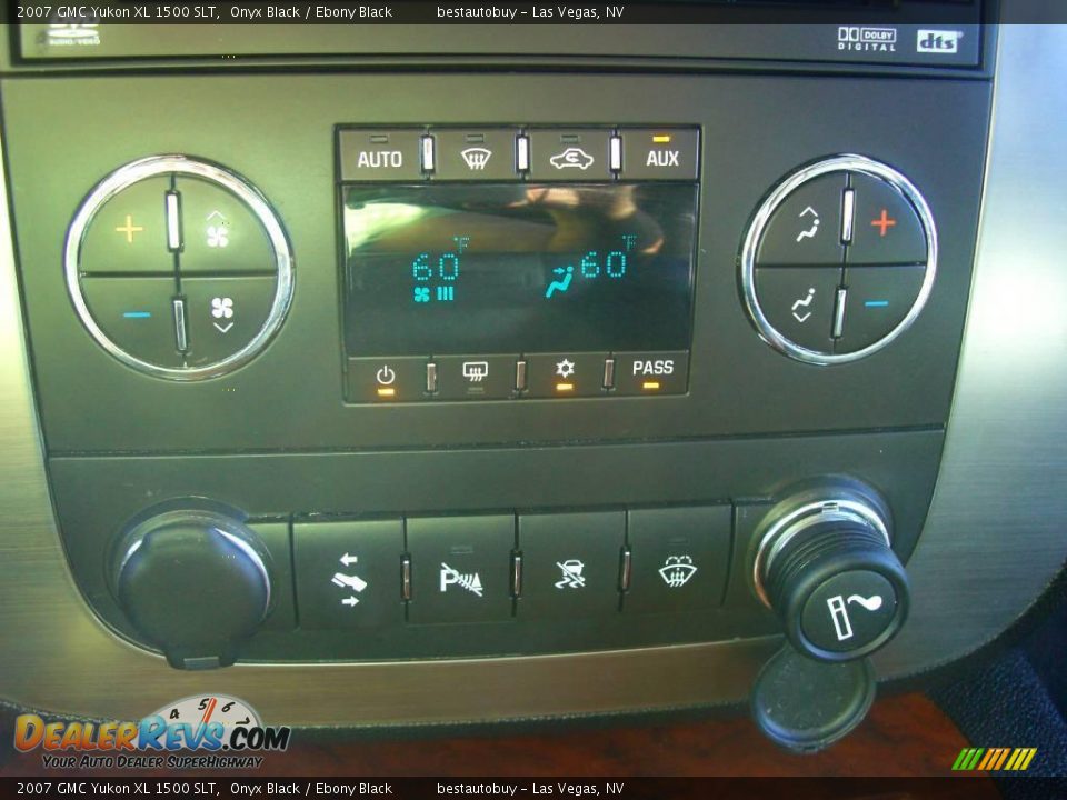 2007 GMC Yukon XL 1500 SLT Onyx Black / Ebony Black Photo #21