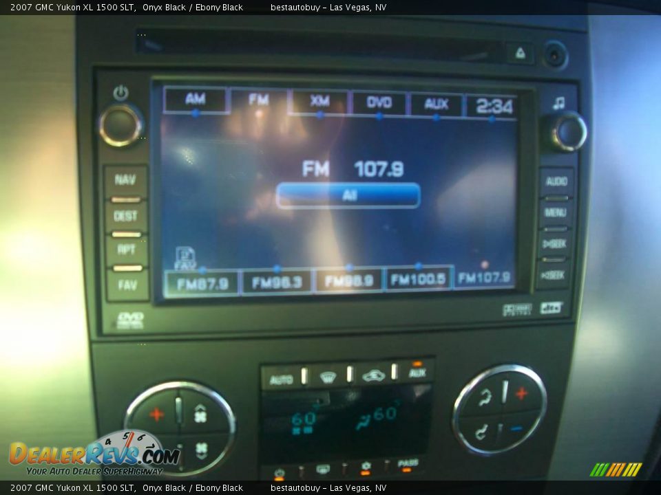 2007 GMC Yukon XL 1500 SLT Onyx Black / Ebony Black Photo #22