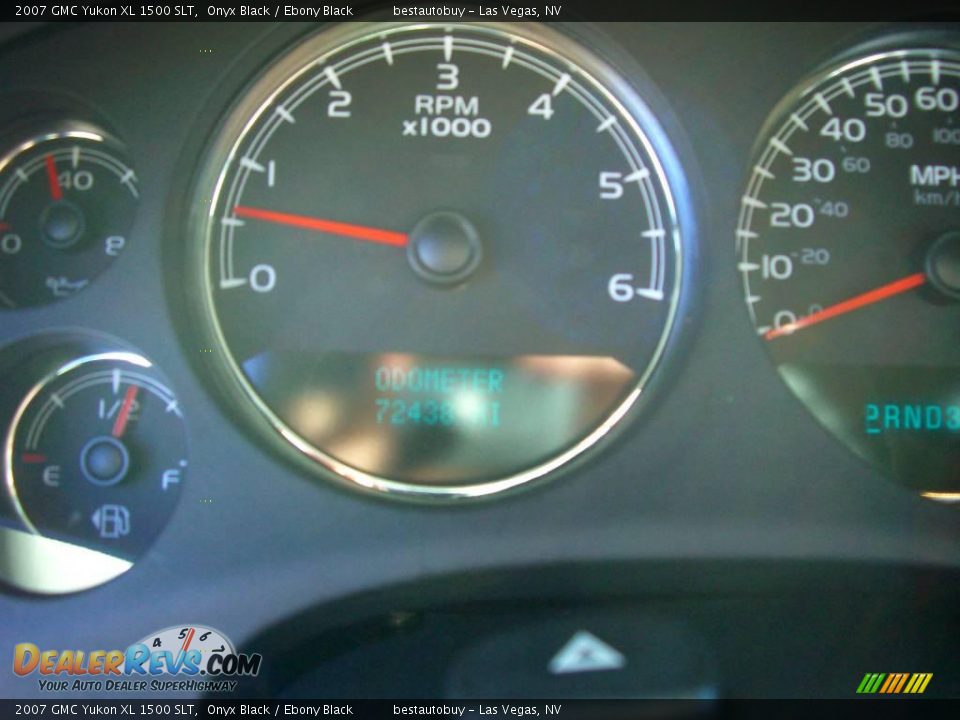 2007 GMC Yukon XL 1500 SLT Onyx Black / Ebony Black Photo #26