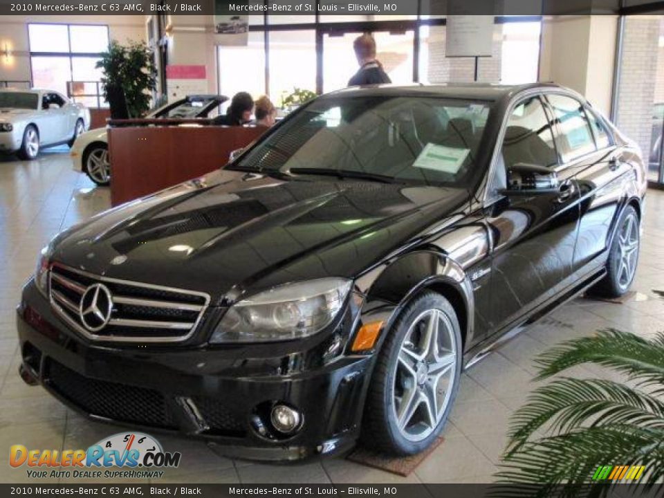 2010 Mercedes-Benz C 63 AMG Black / Black Photo #1