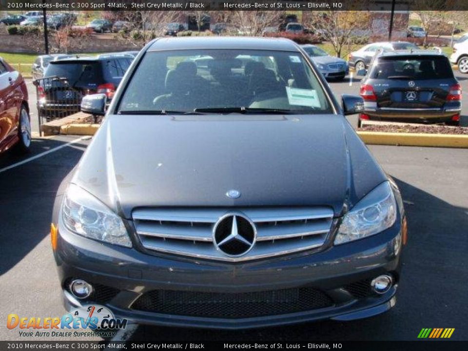2010 Mercedes-Benz C 300 Sport 4Matic Steel Grey Metallic / Black Photo #2