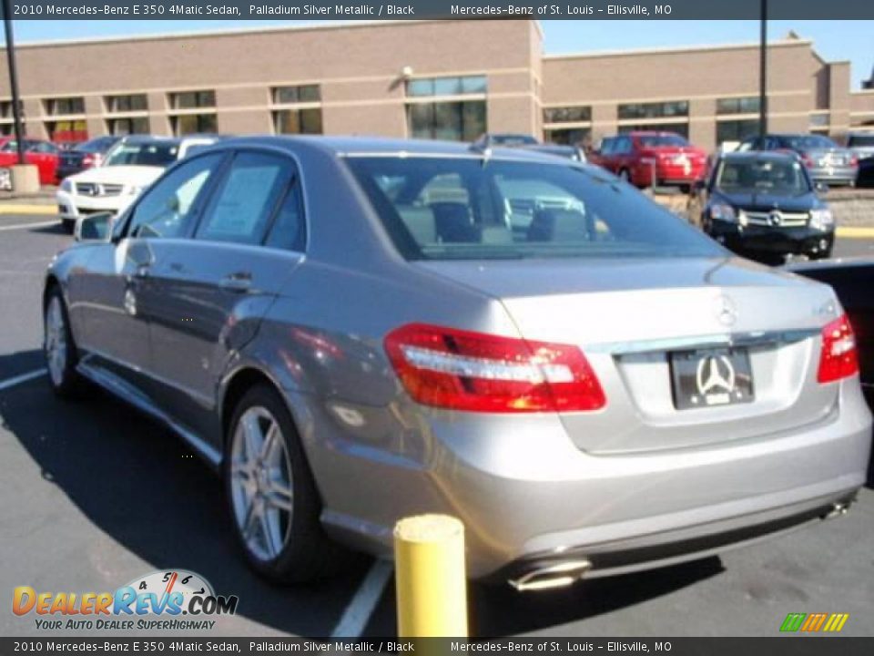 2010 Mercedes-Benz E 350 4Matic Sedan Palladium Silver Metallic / Black Photo #7