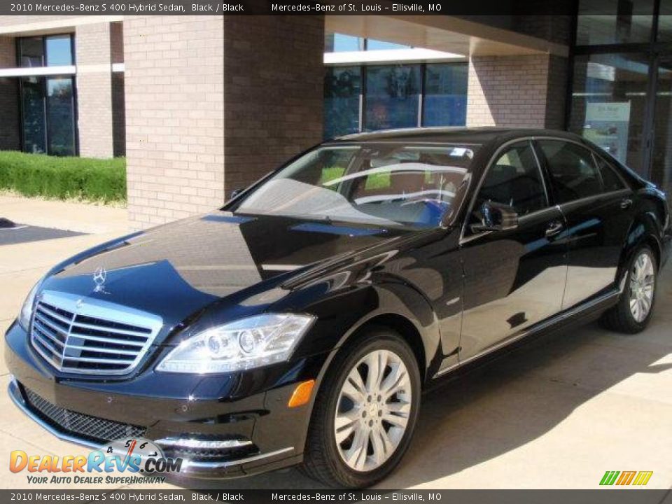 2010 Mercedes-Benz S 400 Hybrid Sedan Black / Black Photo #1