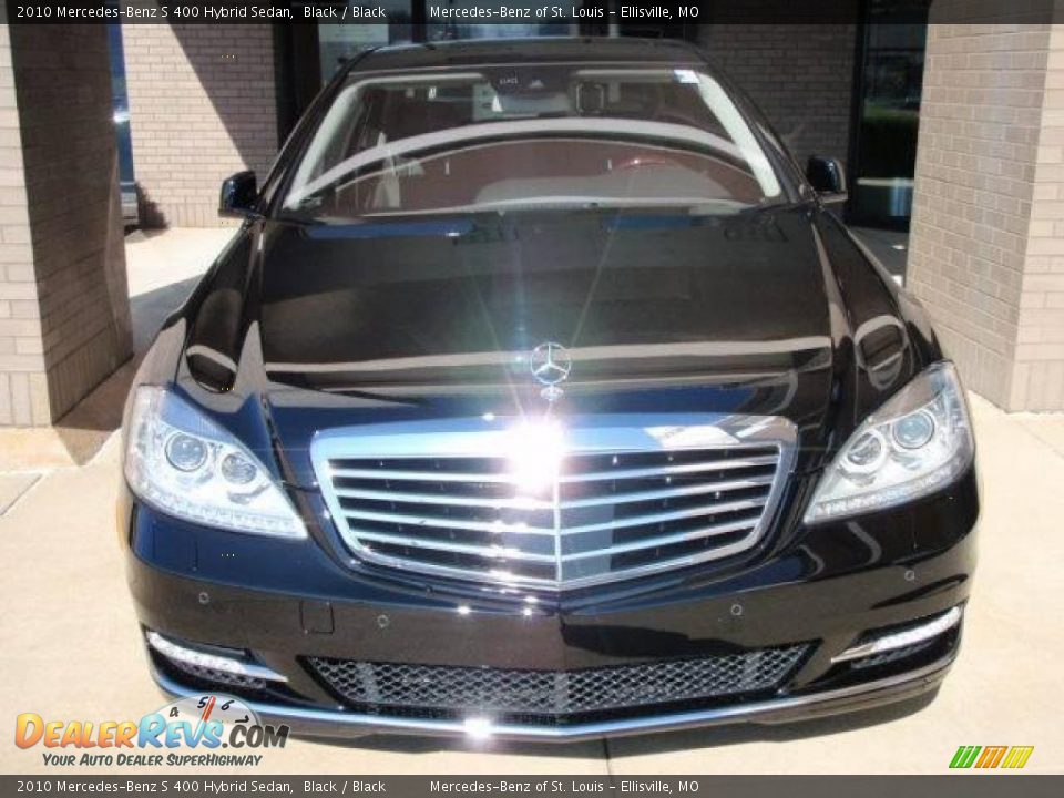 2010 Mercedes-Benz S 400 Hybrid Sedan Black / Black Photo #2