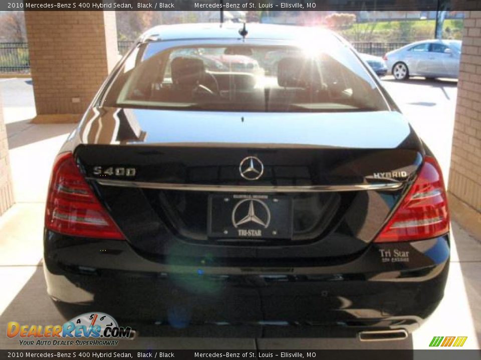2010 Mercedes-Benz S 400 Hybrid Sedan Black / Black Photo #5