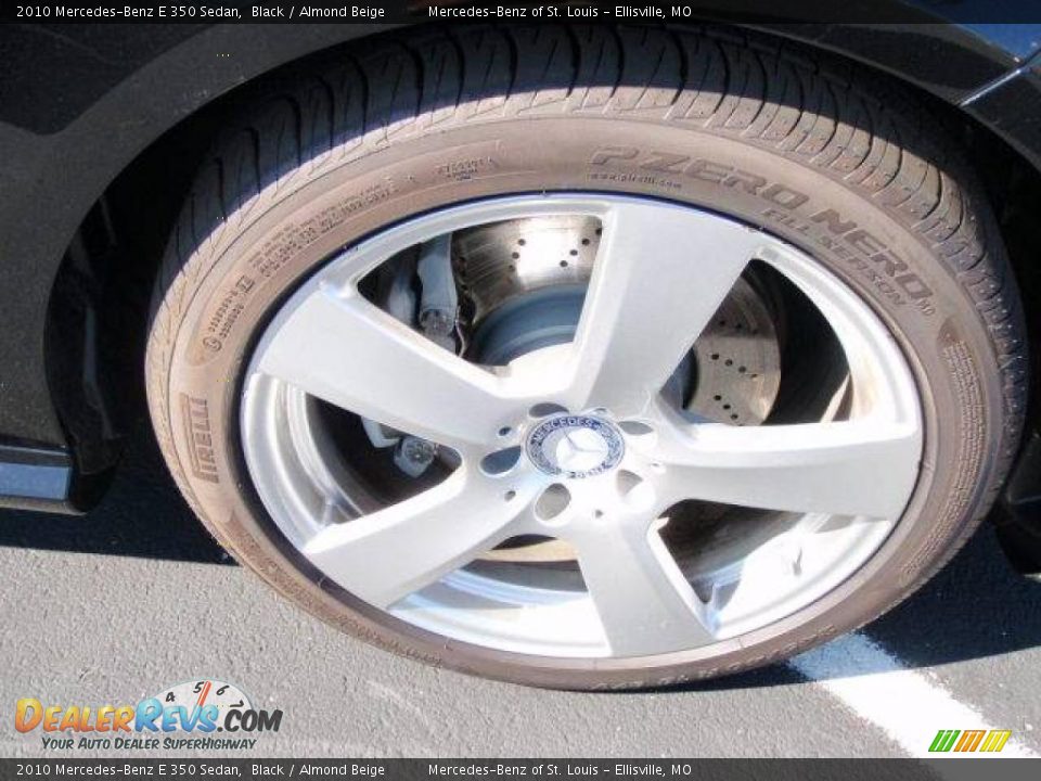 2010 Mercedes-Benz E 350 Sedan Black / Almond Beige Photo #4