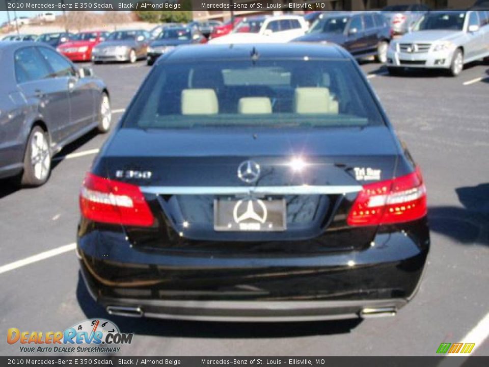 2010 Mercedes-Benz E 350 Sedan Black / Almond Beige Photo #5
