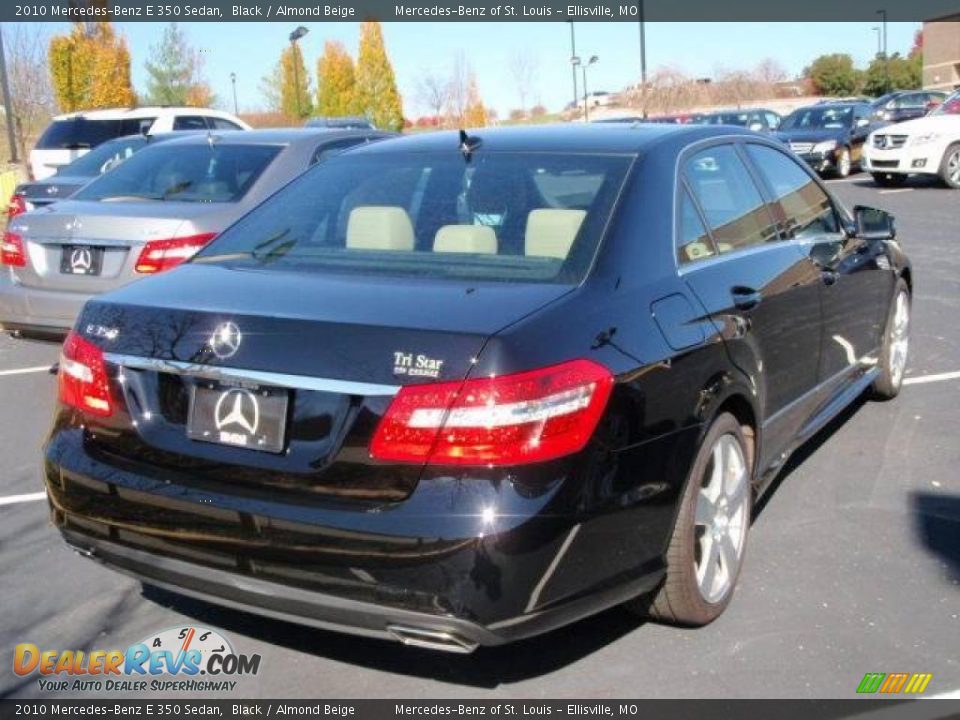 2010 Mercedes-Benz E 350 Sedan Black / Almond Beige Photo #6