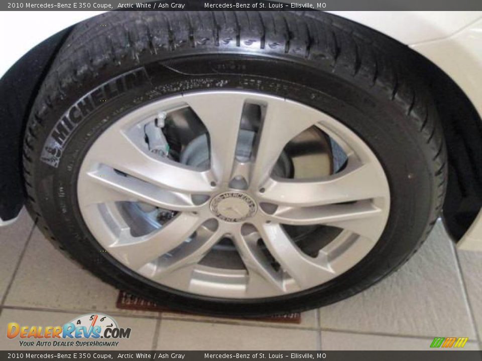 2010 Mercedes-Benz E 350 Coupe Arctic White / Ash Gray Photo #4