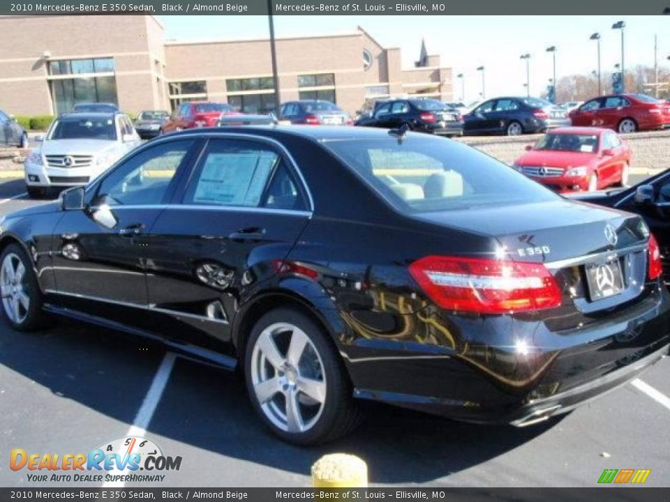 2010 Mercedes-Benz E 350 Sedan Black / Almond Beige Photo #7