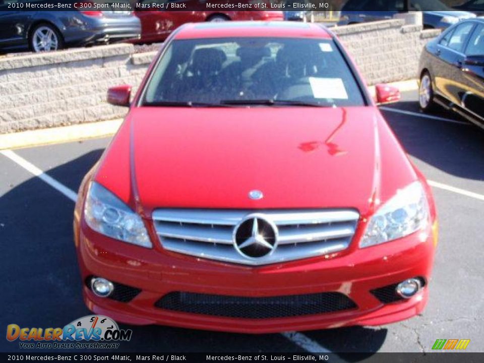 2010 Mercedes-Benz C 300 Sport 4Matic Mars Red / Black Photo #2