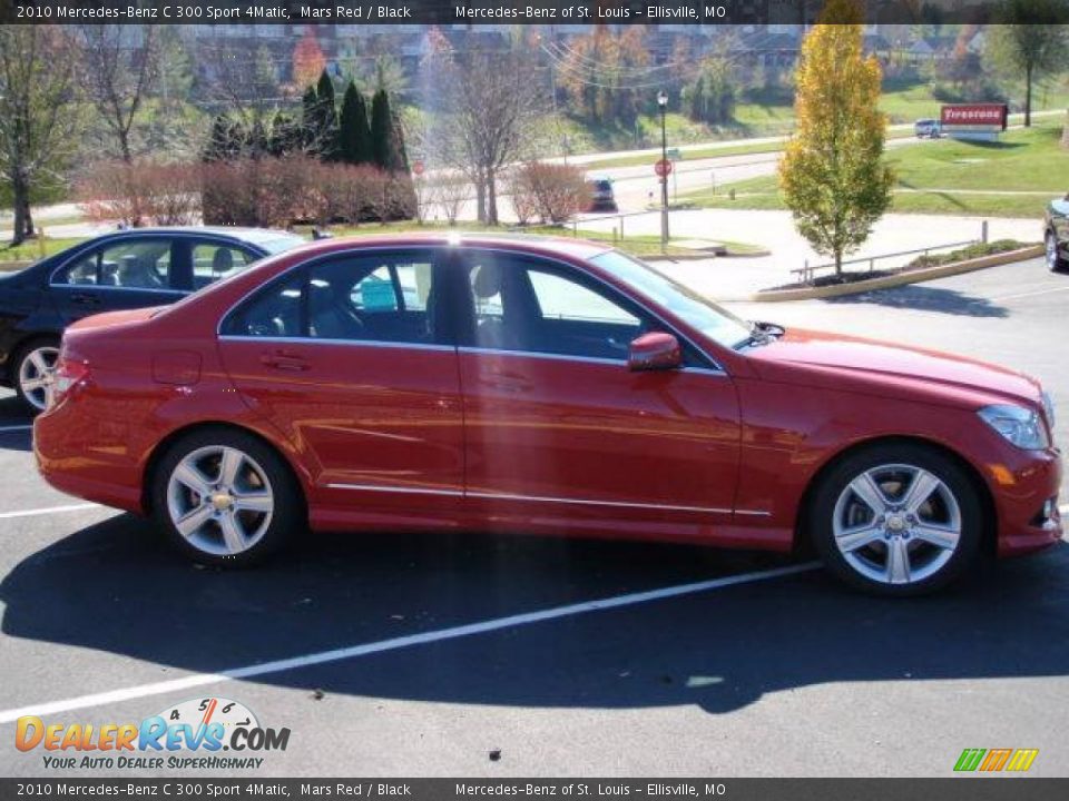 2010 Mercedes-Benz C 300 Sport 4Matic Mars Red / Black Photo #5