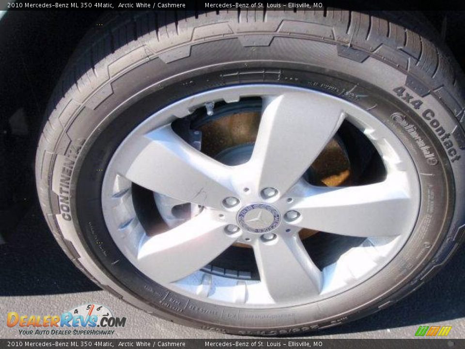 2010 Mercedes-Benz ML 350 4Matic Arctic White / Cashmere Photo #4