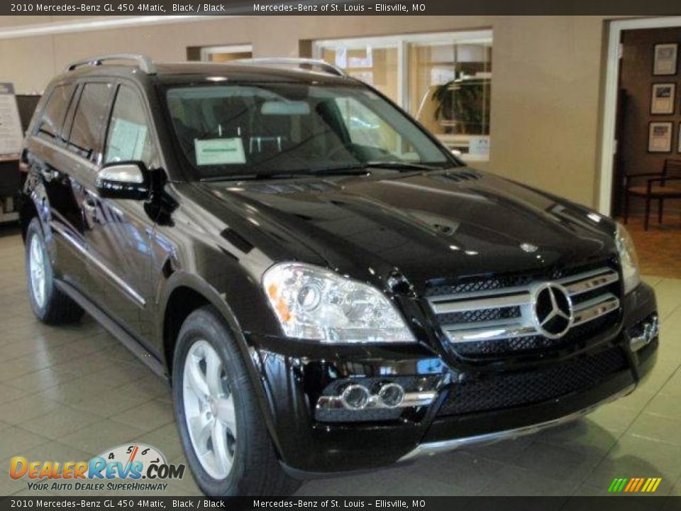 2010 Mercedes-Benz GL 450 4Matic Black / Black Photo #3