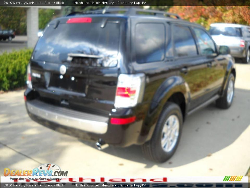 2010 Mercury Mariner I4 Black / Black Photo #2