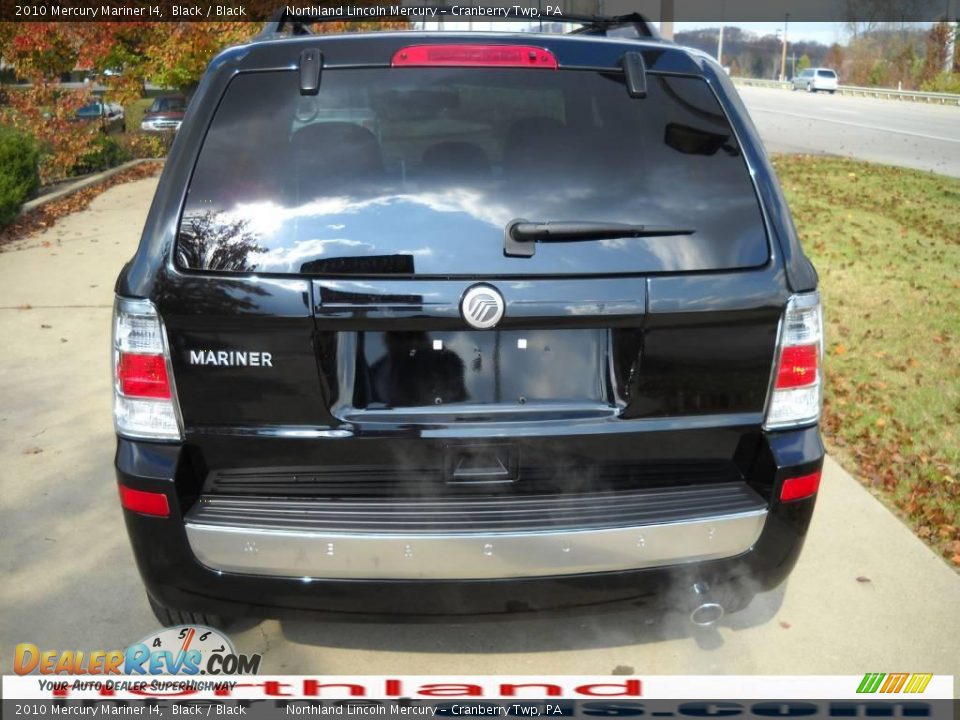 2010 Mercury Mariner I4 Black / Black Photo #3