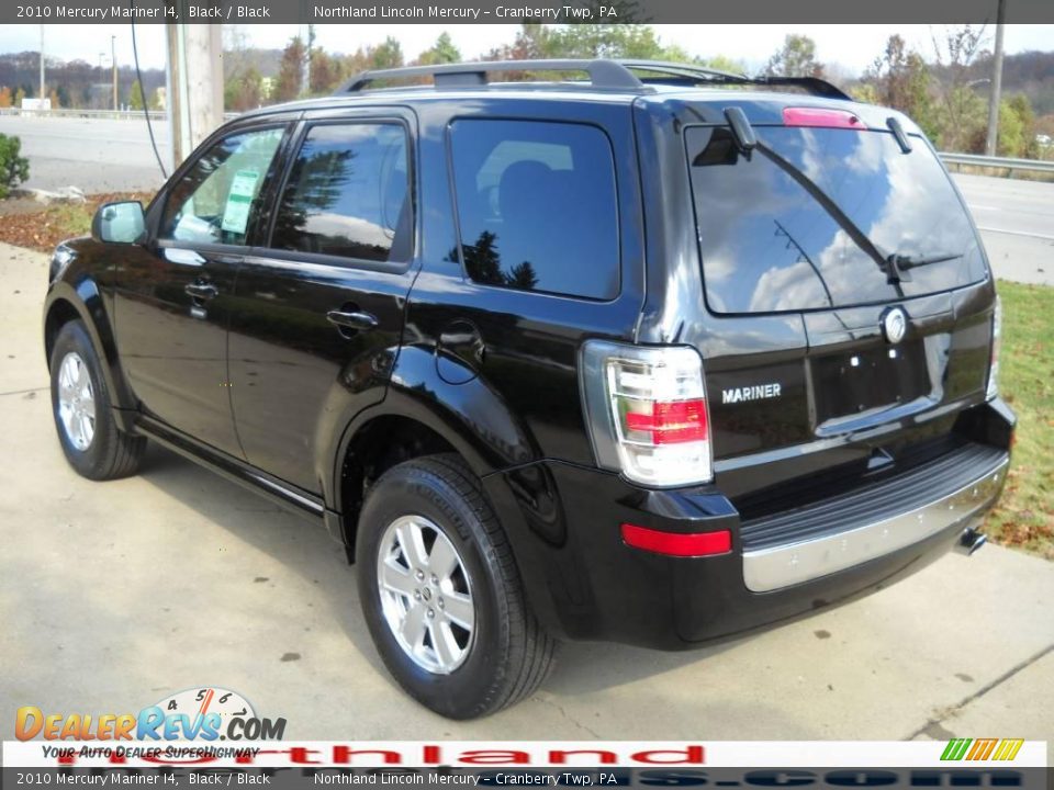 2010 Mercury Mariner I4 Black / Black Photo #4