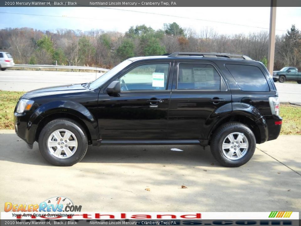 2010 Mercury Mariner I4 Black / Black Photo #5