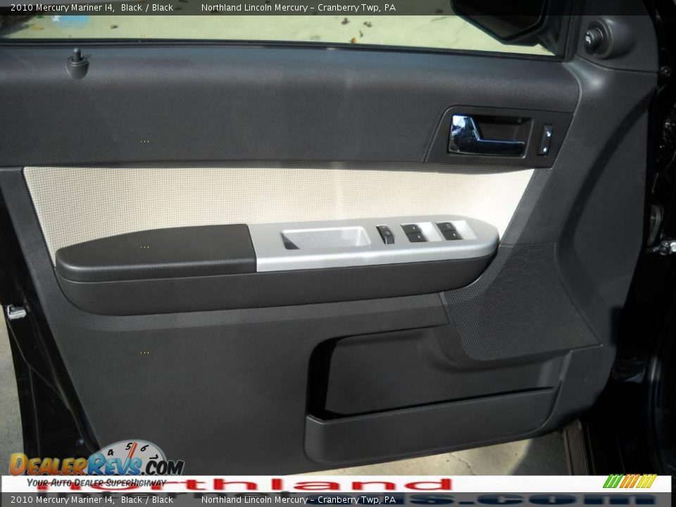 2010 Mercury Mariner I4 Black / Black Photo #6