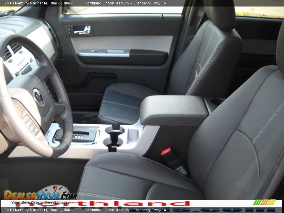 2010 Mercury Mariner I4 Black / Black Photo #8