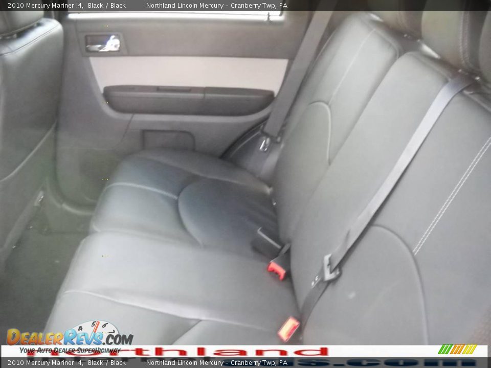 2010 Mercury Mariner I4 Black / Black Photo #11