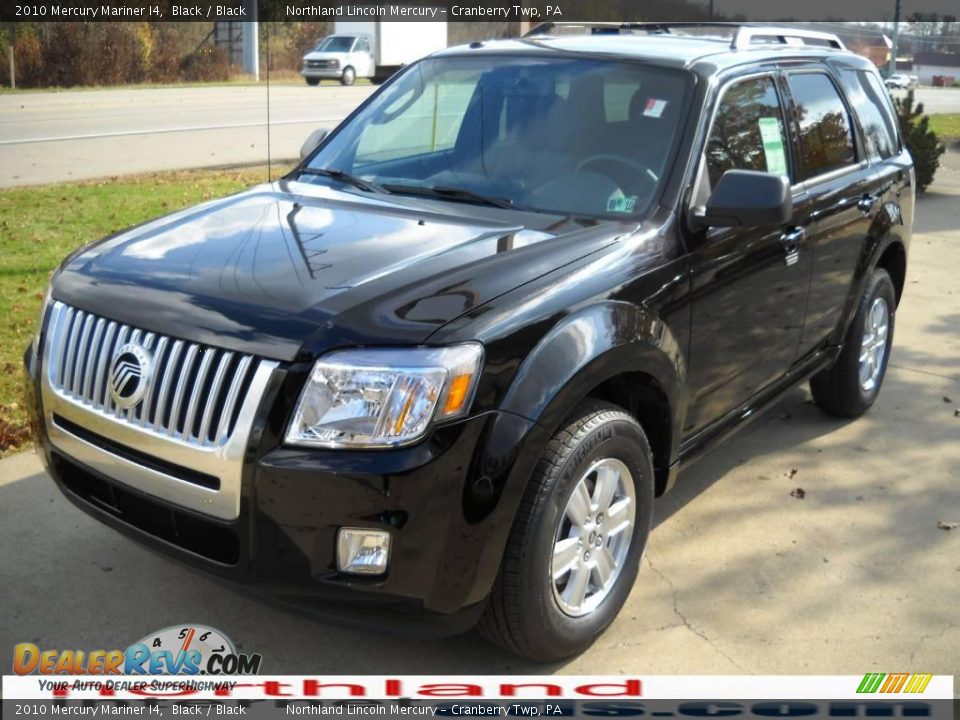 2010 Mercury Mariner I4 Black / Black Photo #13