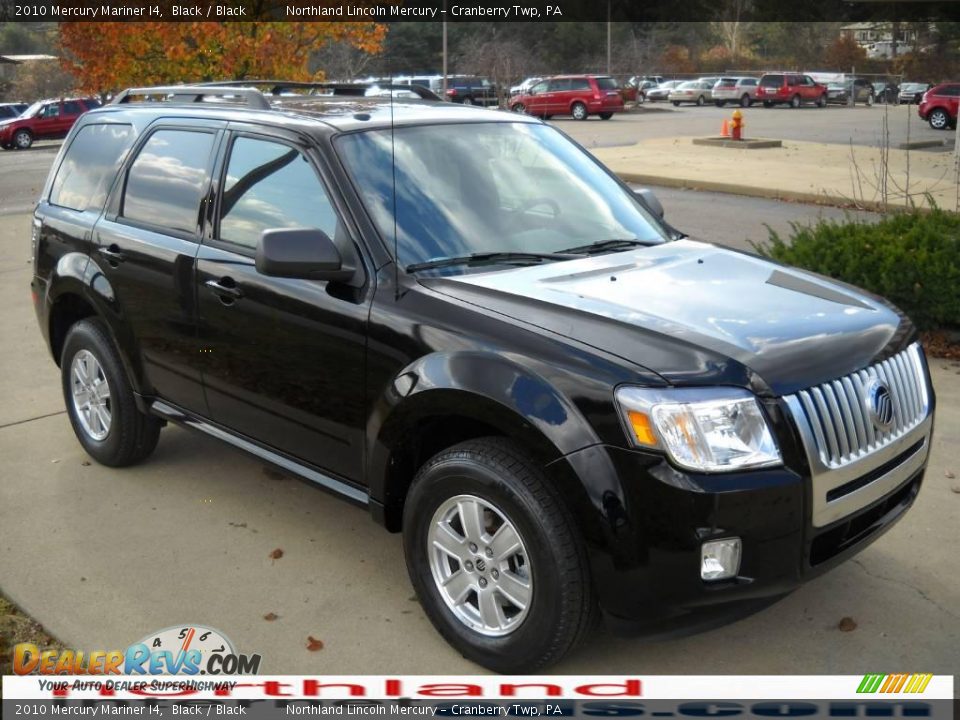 2010 Mercury Mariner I4 Black / Black Photo #15