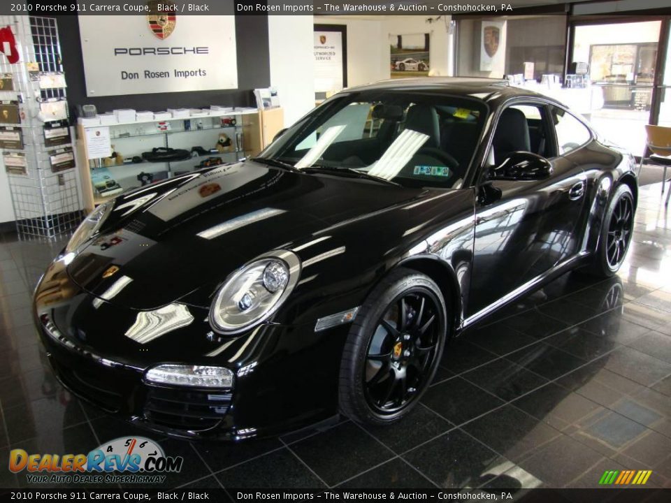 2010 Porsche 911 Carrera Coupe Black / Black Photo #1