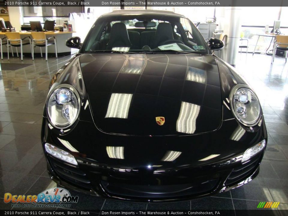 2010 Porsche 911 Carrera Coupe Black / Black Photo #3