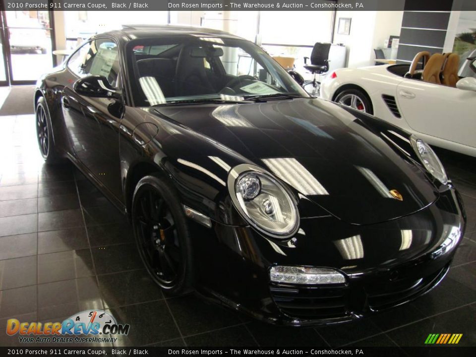 2010 Porsche 911 Carrera Coupe Black / Black Photo #4