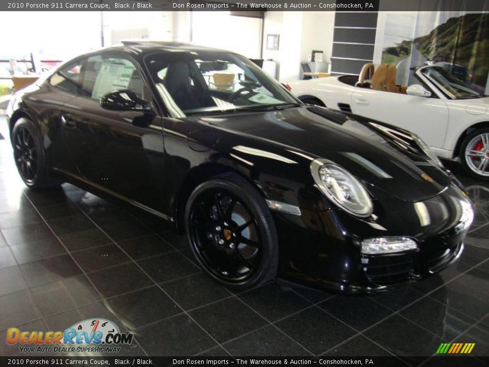 2010 Porsche 911 Carrera Coupe Black / Black Photo #5