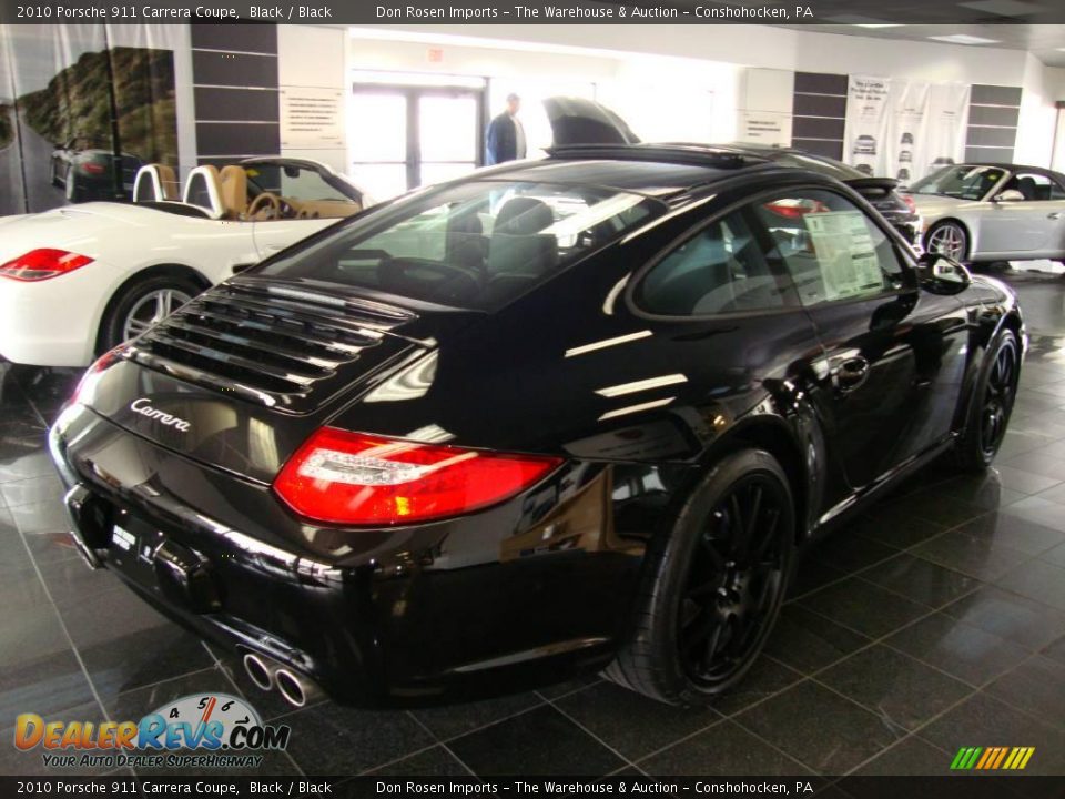 2010 Porsche 911 Carrera Coupe Black / Black Photo #6