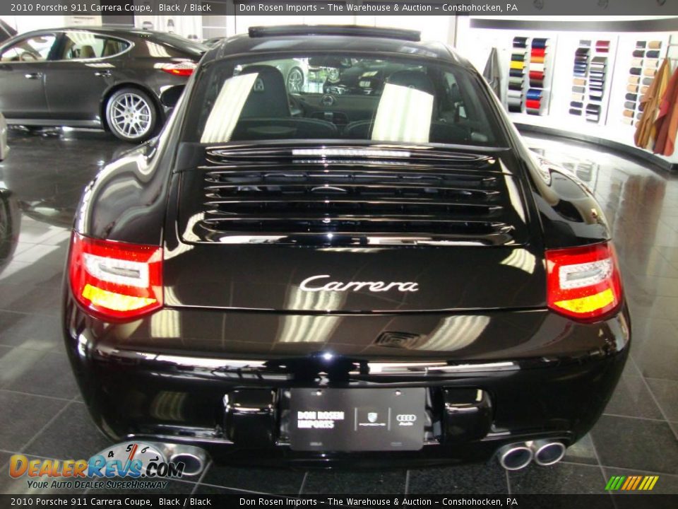 2010 Porsche 911 Carrera Coupe Black / Black Photo #7