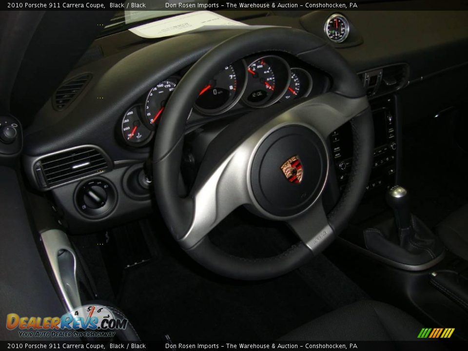 2010 Porsche 911 Carrera Coupe Black / Black Photo #10