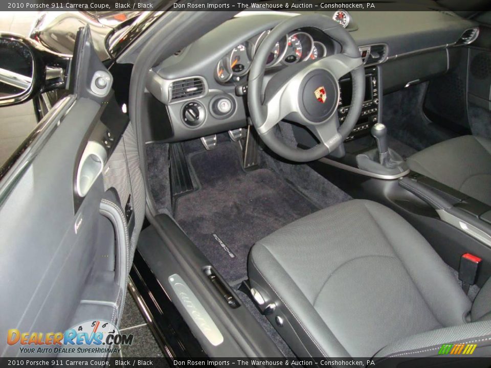 2010 Porsche 911 Carrera Coupe Black / Black Photo #11