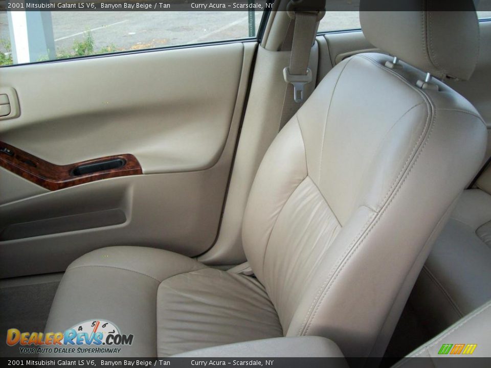 2001 Mitsubishi Galant LS V6 Banyon Bay Beige / Tan Photo #9