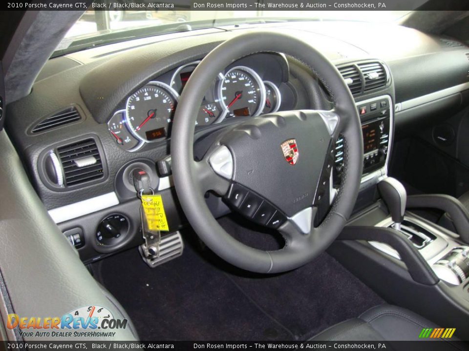 2010 Porsche Cayenne GTS Black / Black/Black Alcantara Photo #5