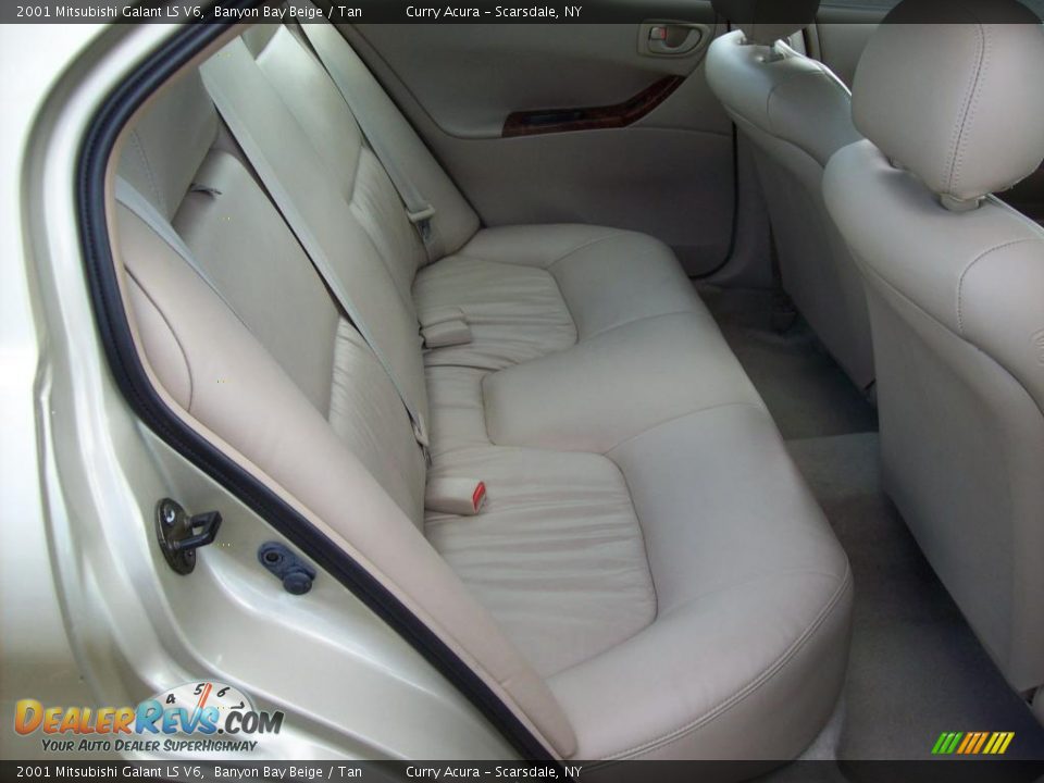 2001 Mitsubishi Galant LS V6 Banyon Bay Beige / Tan Photo #11