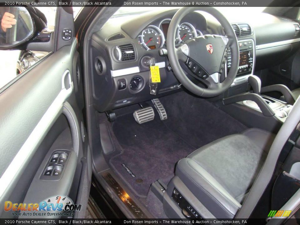 2010 Porsche Cayenne GTS Black / Black/Black Alcantara Photo #6