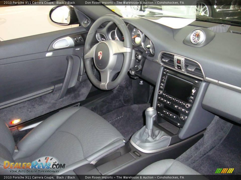 2010 Porsche 911 Carrera Coupe Black / Black Photo #17