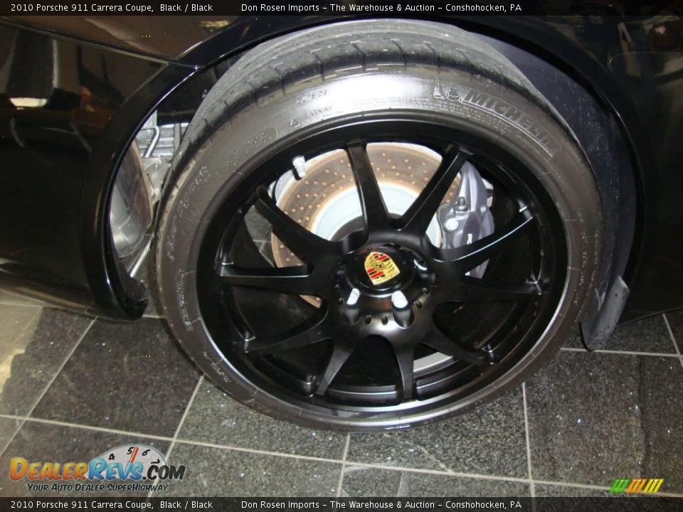 2010 Porsche 911 Carrera Coupe Black / Black Photo #20