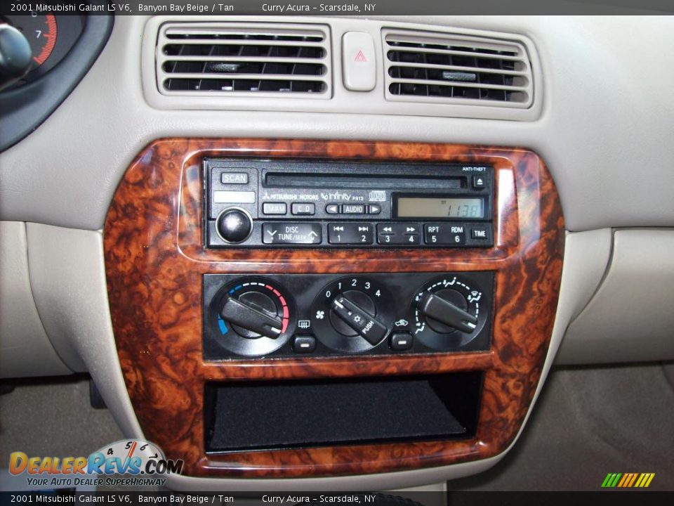 2001 Mitsubishi Galant LS V6 Banyon Bay Beige / Tan Photo #17