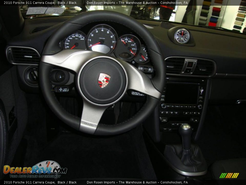 2010 Porsche 911 Carrera Coupe Black / Black Photo #26