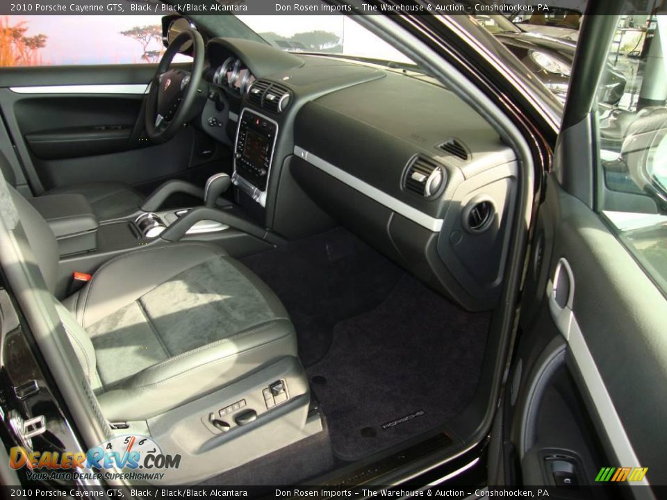 2010 Porsche Cayenne GTS Black / Black/Black Alcantara Photo #13