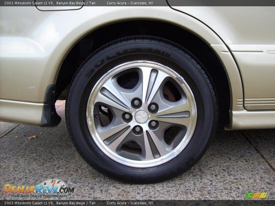 2001 Mitsubishi Galant LS V6 Banyon Bay Beige / Tan Photo #20