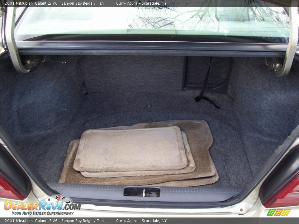 2001 Mitsubishi Galant LS V6 Banyon Bay Beige / Tan Photo #22