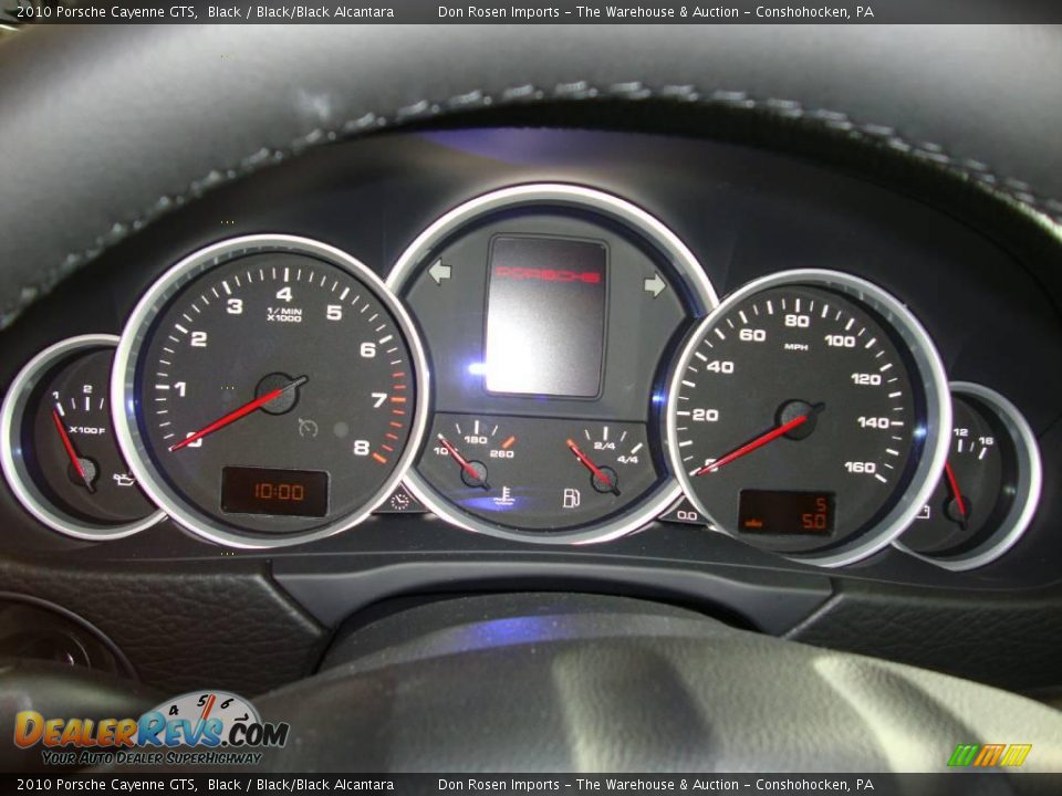 2010 Porsche Cayenne GTS Black / Black/Black Alcantara Photo #30