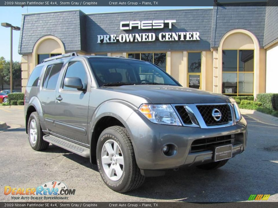 2009 Nissan Pathfinder SE 4x4 Storm Gray / Graphite Photo #1