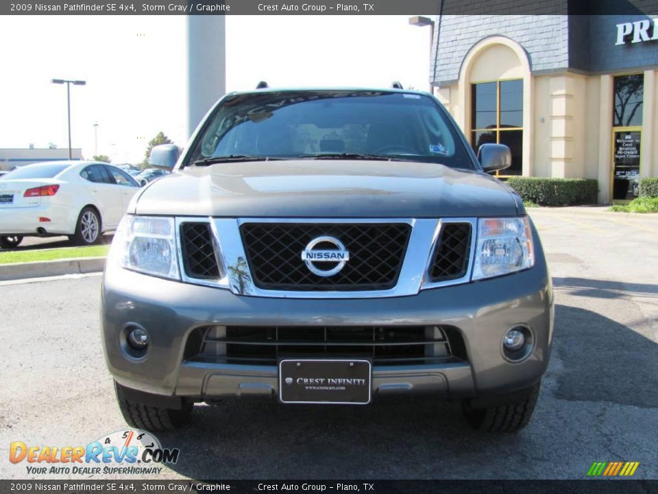 2009 Nissan Pathfinder SE 4x4 Storm Gray / Graphite Photo #2