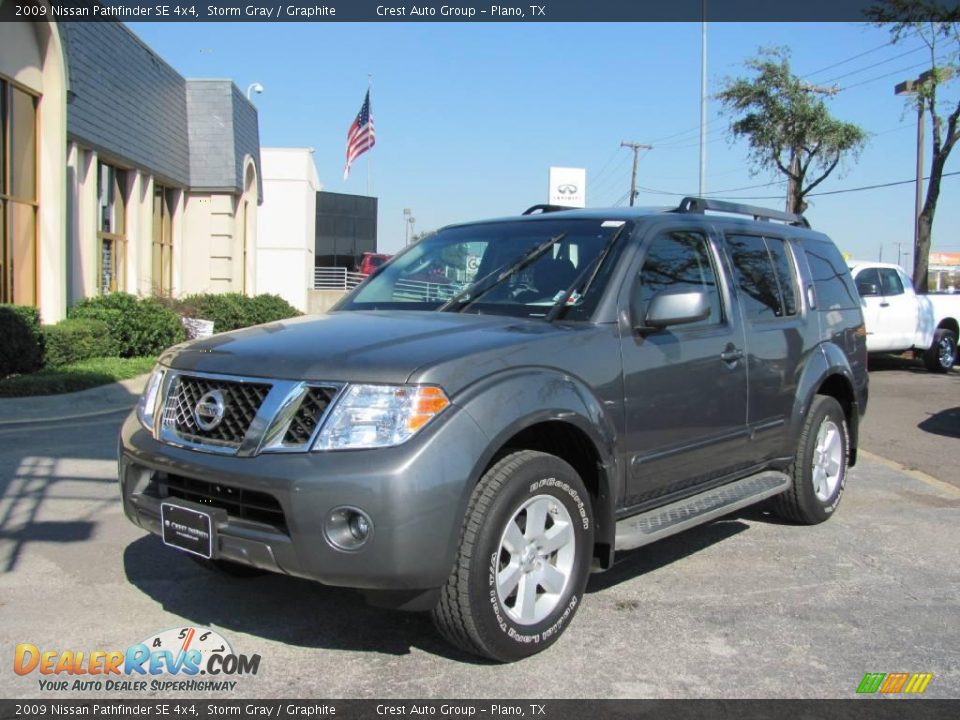 2009 Nissan Pathfinder SE 4x4 Storm Gray / Graphite Photo #3